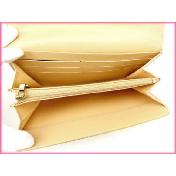 Celine Macadam Long Wallet Beige Yellow - Picture 6 of 6